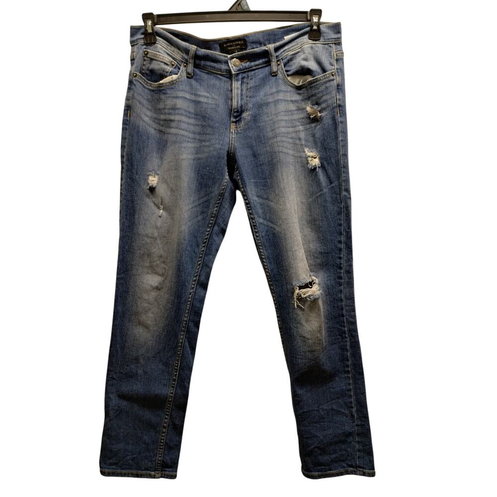 Banana Republic Factory Women's Size 27/4 Girlfriend Jean Mid-Rise Distressed